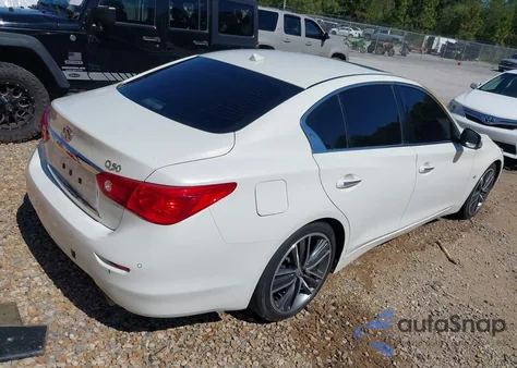 2014 Infiniti Q50 Premium из США, поврежденный, VIN JN1BV7AP9EM693510